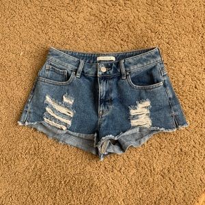 PACSUN festival denim shorts
